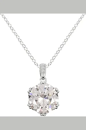 Disney Princess Sterling Clear CZ stone set Necklace E906167RZPL.PH