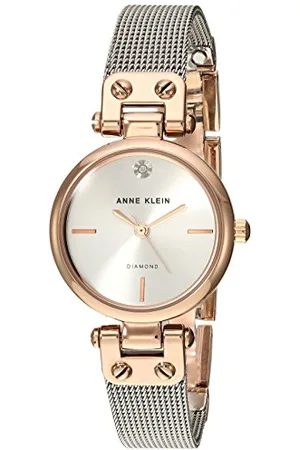Anne Klein Women Analog Japanese Quartz Watch with Stainless Steel Strap 086702609048