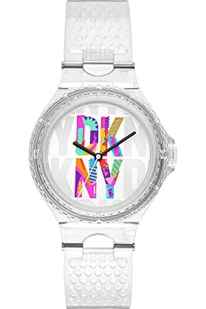DKNY Watch for Women Chambers Quartz/3 Hand movement 36mm case size with a Polyurethane strap NY6658