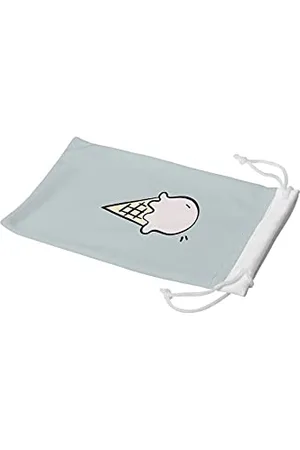 Bonamaison Digitally Printed Glasses Pouch, Sunglasses Pouch, 100% Cotton, Soft & Slim, Protective Glasses Case with Drawstring Closure, 1 Piece, 11x19 cm