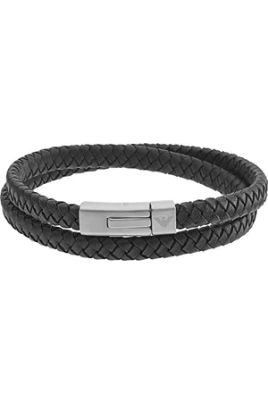 Emporio Armani Bracelet for Men , 18.50CM Silver Stainless Steel Bracelet, EGS2176040