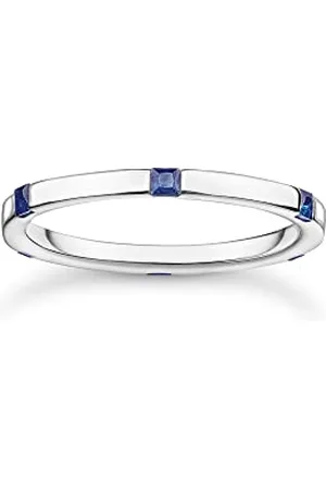 Thomas Sabo Ring with blue stones 925 sterling TR2396-699-32-60
