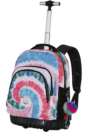 Oh My Pop! Voyage-FAN GTS Trolley Backpack, Black