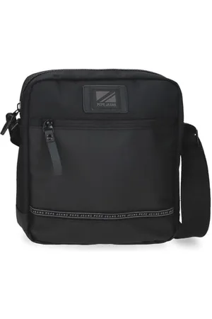 Pepe Jeans Stratford Shoulder Bag Laptop Black 23x27x7cm Polyester by Joumma Bags, , One Size, Portatablet Shoulder Bag