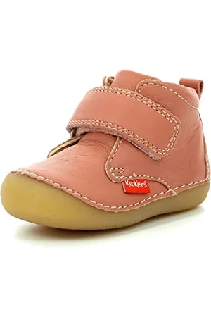 Kickers Tackland-584348-10-132, Unisex Babies’ Walking Boots, Pink (Rose Antique Perm 132), 4 Child UK (20 EU)