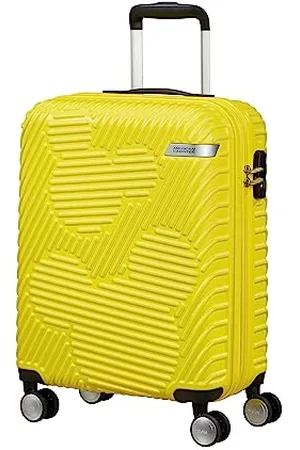 American Tourister American Tourist Mickey Clouds, Spinner S, Expandable Hand Luggage, 55 cm, 38/45 L, Yellow