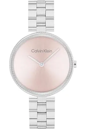 Calvin Klein Analogue Quartz Watch for Women Gleam Collection with Stainless Steel Bracelet - 25100015