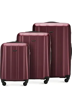 Wittchen Travel Suitcase Carry-On Cabin Luggage Hardshell Made of Polycarbonate with 4 Spinner Wheels Combination Lock Telescopic Handle Cruise Line Set of 3 suitcases