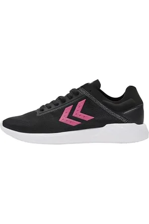 Hummel Unisex Minneapolis Legend Sneaker, Black/Pink, 3 UK