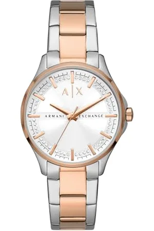 Armani Exchange Watch for Women, Three Hand Movement, 36 mm Stainless Steel Case with a Stainless Steel Strap, AX5258