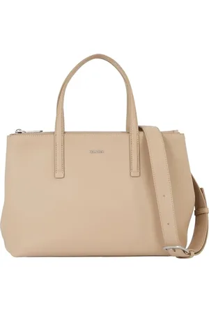 Calvin Klein Women CK MUST TOTE MD Crossovers, Silver Mink