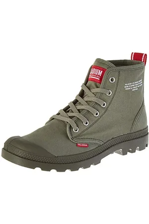 Palladium Unisex Pampa Dare Hi-Top Trainers, Green (Olive Night K78), 3.5 UK