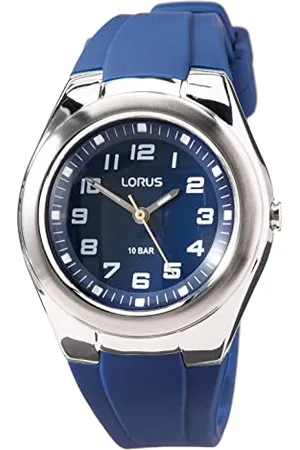 Lorus Unisex-Kids Analogue Quartz Watch with Silicone Strap RRX83GX9