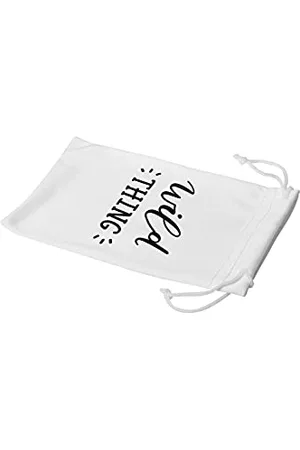 Bonamaison Digitally Printed Glasses Pouch, Sunglasses Pouch, 100% Cotton, Soft & Slim, Protective Glasses Case with Drawstring Closure, 1 Piece, 11x19 Cm
