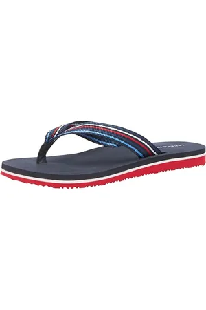 Tommy Hilfiger Women, Th Stripes Beach Sandal, Flip Flop, Blue, 4