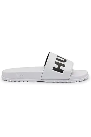 HUGO BOSS Mens Match it Slides with logo strap Size 2