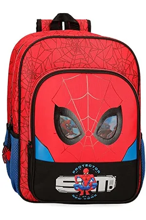 Marvel Spiderman Protector School Backpack Adaptable to Trolley 30x38x12 cms Polyester 13.68L