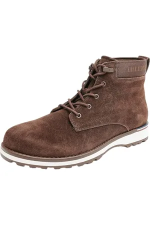 Tommy Hilfiger Men’s Corporate Outdoor Suede Boots, Brown (Cocoa), 10,5