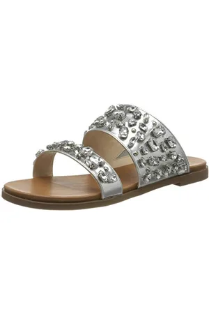Buffalo Jaya, Women’s Mules, Silver (Silver 000), 4 UK (37 EU)