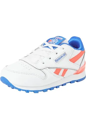Reebok Unisex Baby Classic Leather Step N Flash Sneaker, Electric Cobalt F23, 5.5 UK Child