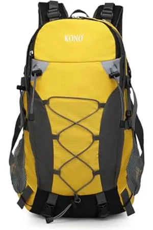 Kono Multi-functional Waterproof Hiking Backpack Traveling Climbing Backpack with Rain Cover 40L