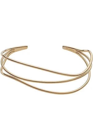 Skagen Bracelet for Women Kariana, Height: 49.5 mm Length: 20 mm Width: 61 mm Gold Stainless Steel Bracelet, SKJ1216710