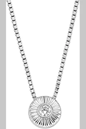 Fossil Necklace for Women Sterling , Length: 356mm+51mm, Width: 8.7mm, Height: 8.7mm Sterling Necklace, JFS00618040