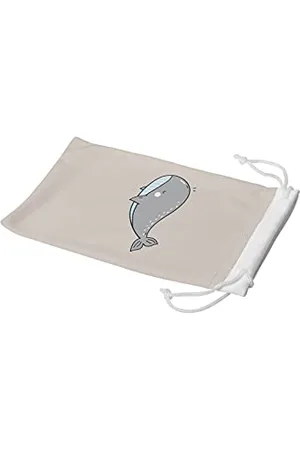 Bonamaison Digitally Printed Glasses Pouch, Sunglasses Pouch, 100% Cotton, Soft & Slim, Protective Glasses Case with Drawstring Closure, 1 Piece, 11x19 cm
