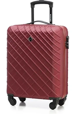 Wittchen Classic line Cabin Suitcase Hand Luggage Small Travel Case Hard Shell Made of ABS with 4 Spiner Wheels Combination Lock Telescopic Handle Size S
