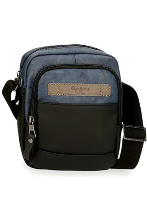 Pepe Jeans Ocean Medium Shoulder Bag 17x22x8 cm Polyester with Synthetic Leather details