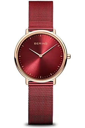 Bering Women Analog Quartz Watch with Stainless Steel Strap 15729-363