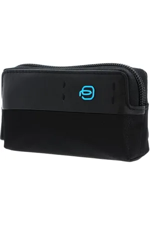 Piquadro P16, Unisex Adults key case with two Pulse P16 rings, Chevron/Nero, Taglia unica