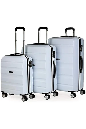 Itaca Set of 3 Rigid Travel suitcases 4 Wheels Trolley 55/67/77 cm abs. Resistant and Lightweight. Luggage. Small Cabin Approved, Medium and Large.