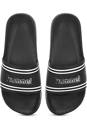 Hummel Unisex Pool Slide Retro Beach & Pool Shoes, Black (Black 2001), 6 UK