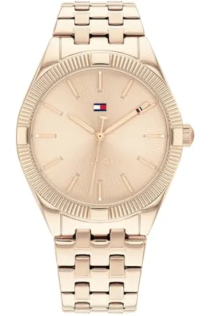Tommy Hilfiger Analogue Quartz Watch for Women with Carnation Gold Colored Stainless Steel Bracelet - 1782551