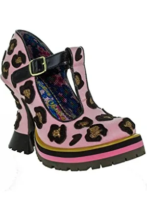 Irregular Choice SS23 Leopard Liasons Heels, Pink UK 4 (EUR 37)