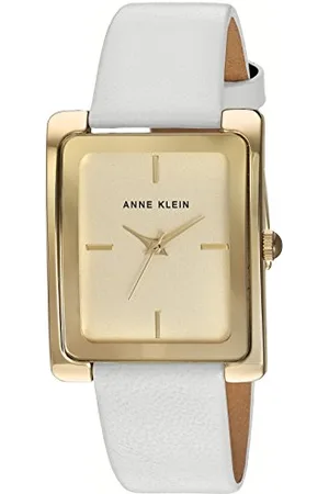 Anne Klein Women Analogue Japanese Quartz Watch with Leather Strap 086702590360