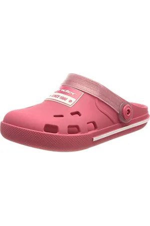 Rider 11791 Slide, Pink/Glitter Clear, 4 UK