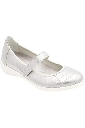 Padders Women Robyn Mary Janes, Silver (Metallic 64), 7 UK