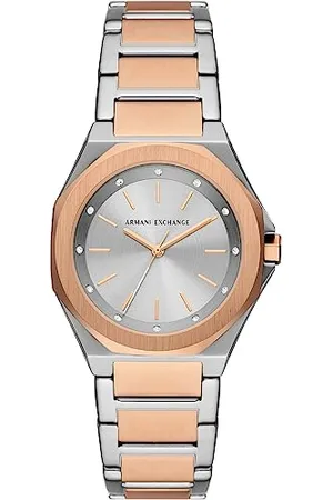 Armani Exchange Men Analog Quartz Watch with Stainless Steel Strap AX4607
