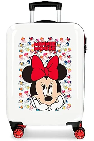 Disney Minnie Diva Cabin Suitcase 38 x 55 x 20 cm Rigid ABS Side Combination Lock 34L 2kg 4 Double Wheels Hand Luggage, , Cabin Suitcase
