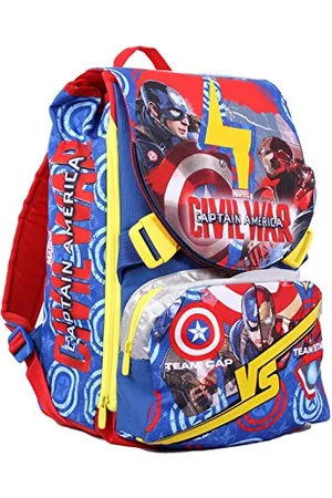7 for all Mankind Captain America Civil War Backpack - 28 litres, Polyester, Multicolor