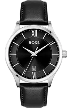 HUGO BOSS Analogue Quartz Watch for Men with Leather Strap - 1513954