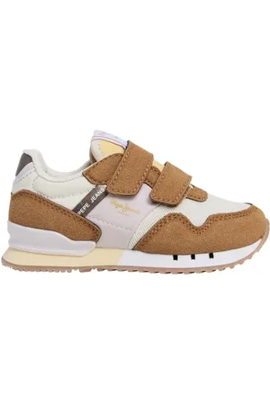 Pepe Jeans London Glam Gk Sneaker, Brown (Cognac Brown), 12.5 UK