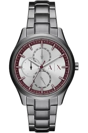 Armani Exchange Watch For Men, Chronograph Movement and 42mm Case Size with Stainless steel, Leather or Silicone strap