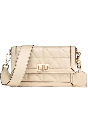 Geox Women D Veriana A Bag, Off White, 22 X 14 X 4,5