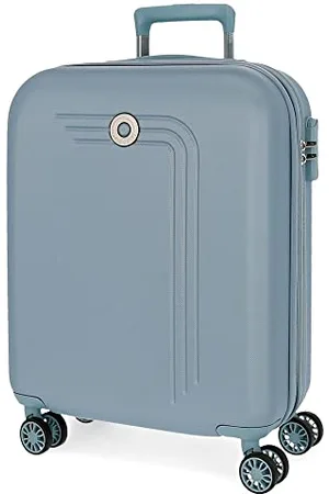 MOVOM Riga Blue Cabin Suitcase 40x55x20 cm Rigid ABS Combination lock 37 Litre 3 Kg 4 Double Wheels Hand Luggage