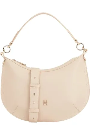 Tommy Hilfiger Women TH CHIC SHOULDER BAG, Classic Beige, One Size