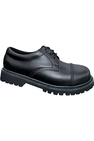 Brandit Phantom Ranger Leather Boots/Shoes (Steel Toe Cap) - 3-Hole - UK10
