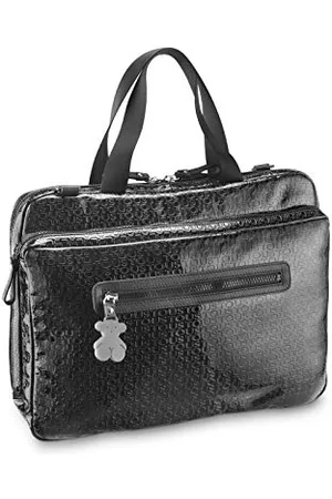 TOUS Tibora Lindsay Women’s Laptop bag, Black (Negro 195890153), 38x29x3 centimeters (W x H x L)